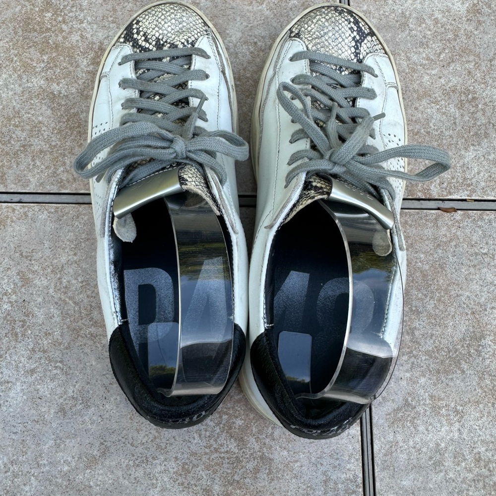 P448 White & Python Leather Sneaker - image 6